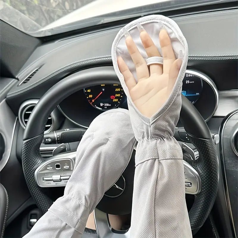 Ice Anti - Sunburn Arm Driving Sleeves For Sun Protection! - Flex Beauty