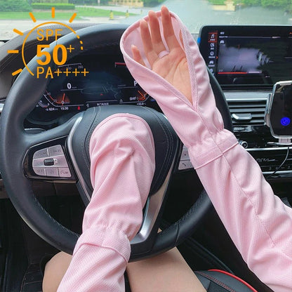 Ice Anti - Sunburn Arm Driving Sleeves For Sun Protection! - Flex Beauty